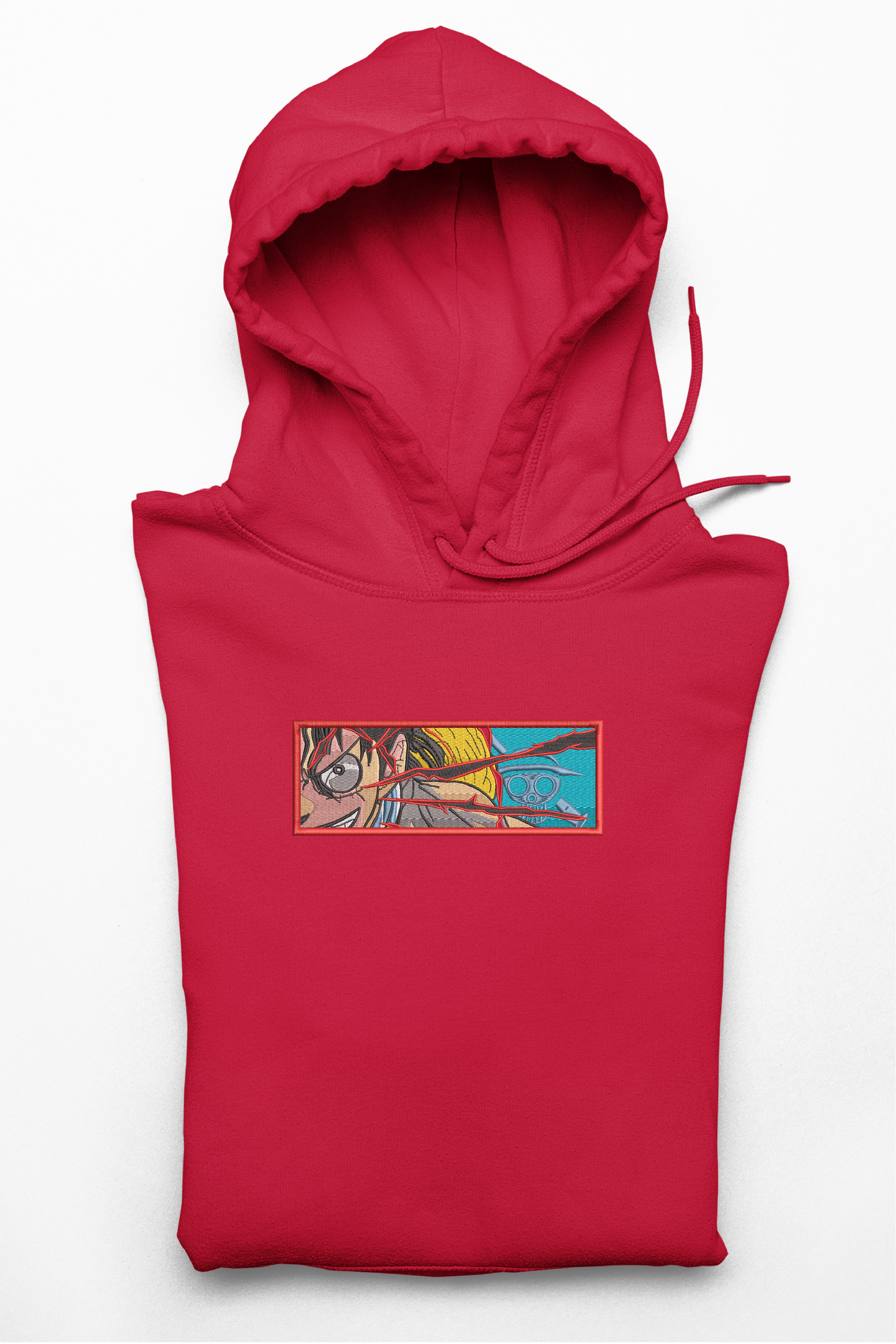 Hanorac anime brodat cu Luffy din One Piece