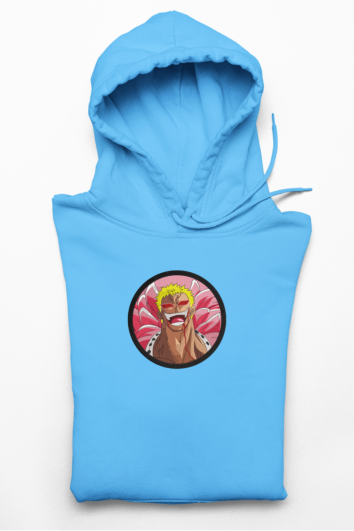 Hanorac anime brodat cu Doflamingo din One Piece