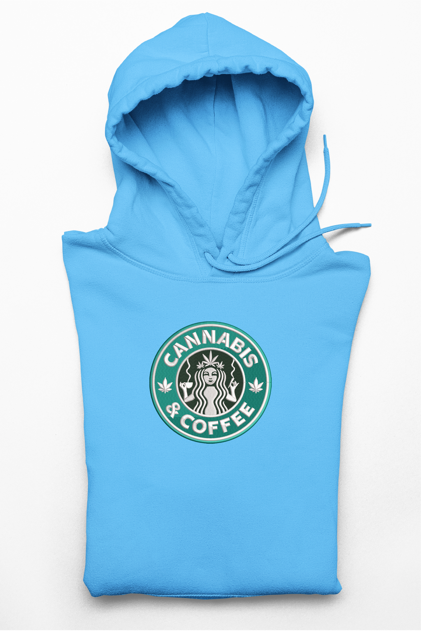 Hanorac anime brodat cu Cannabis