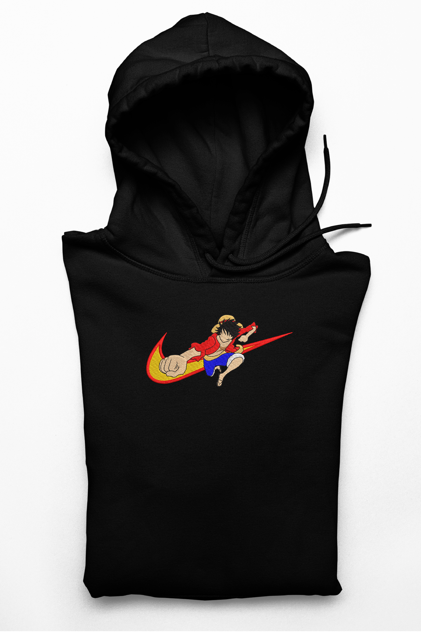 Hanorac anime brodat cu Luffy din One Piece