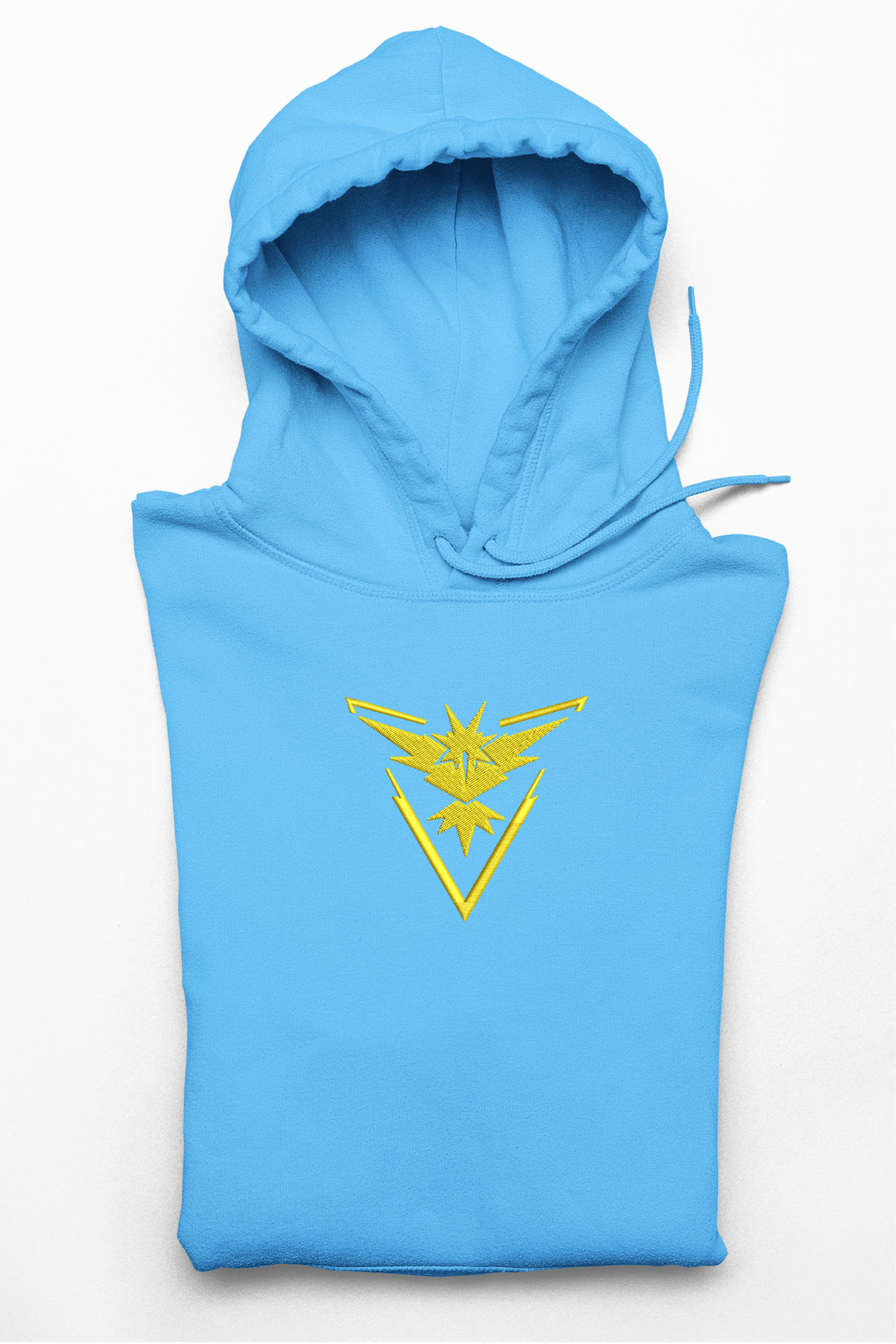 Hanorac anime brodat cu Yellow Team din Pokemon