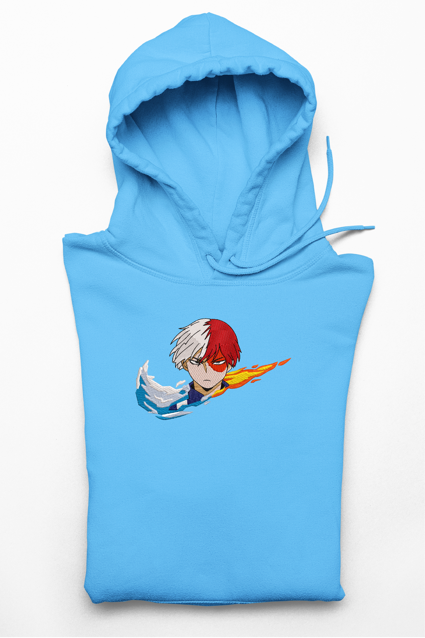 Hanorac anime brodat cu Todoroki din My Hero Academia