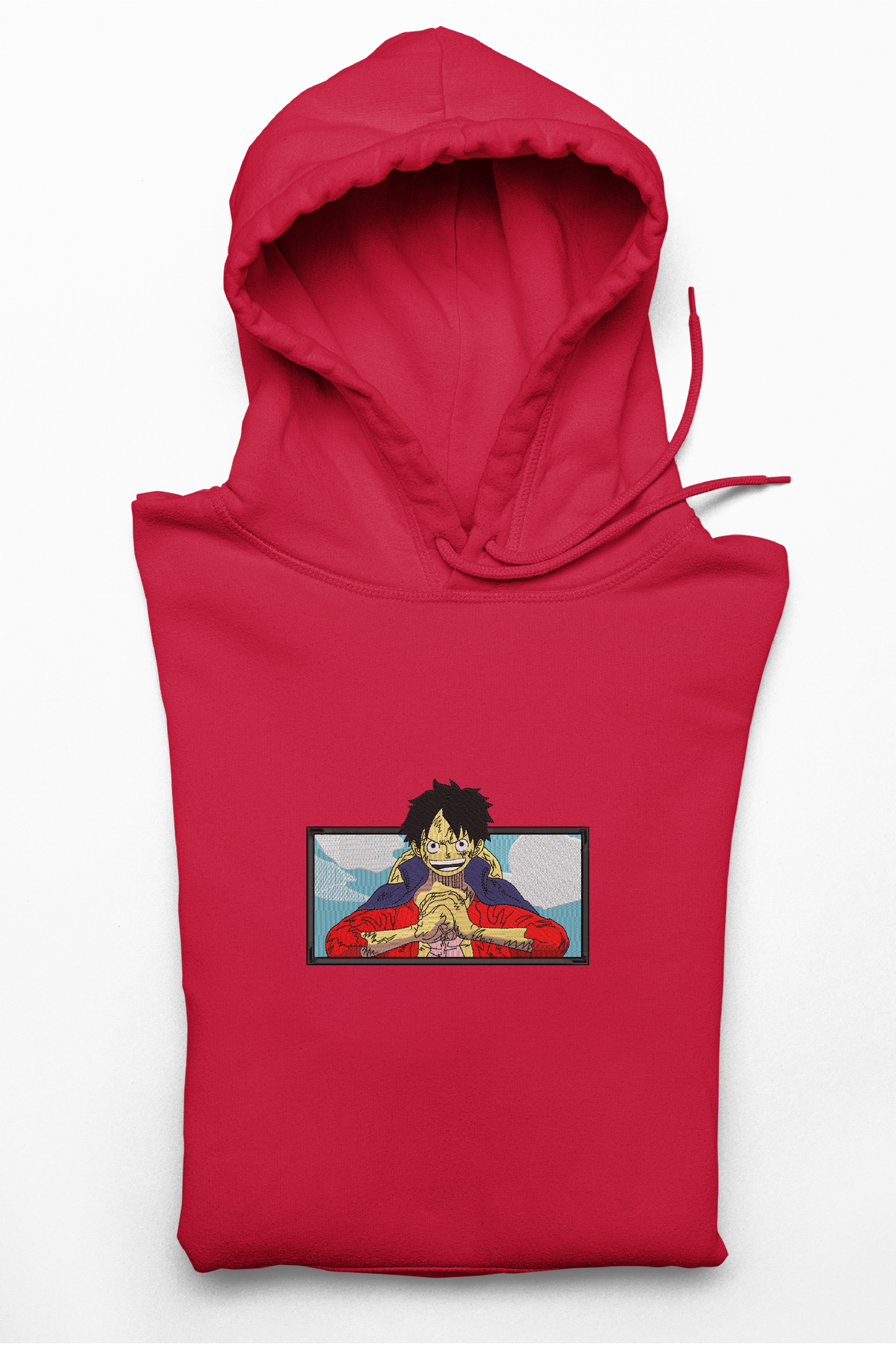 Hanorac anime brodat cu Luffy din One Piece