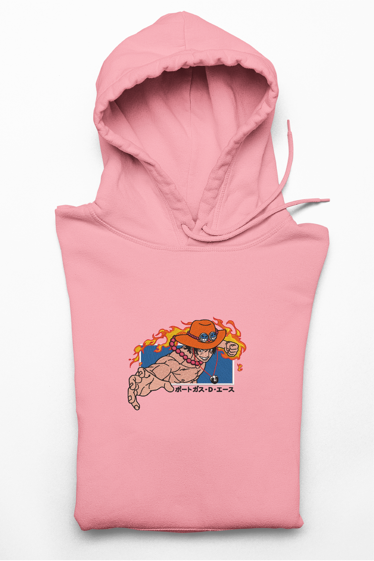 Hanorac anime brodat cu Ace din One Piece