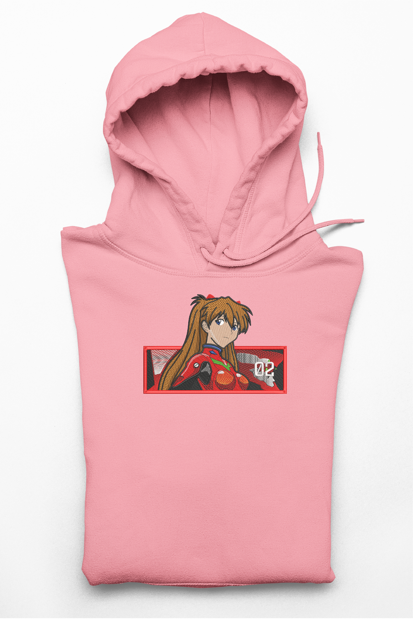Hanorac anime brodat cu Asuka din Neon Genesis Evangelion
