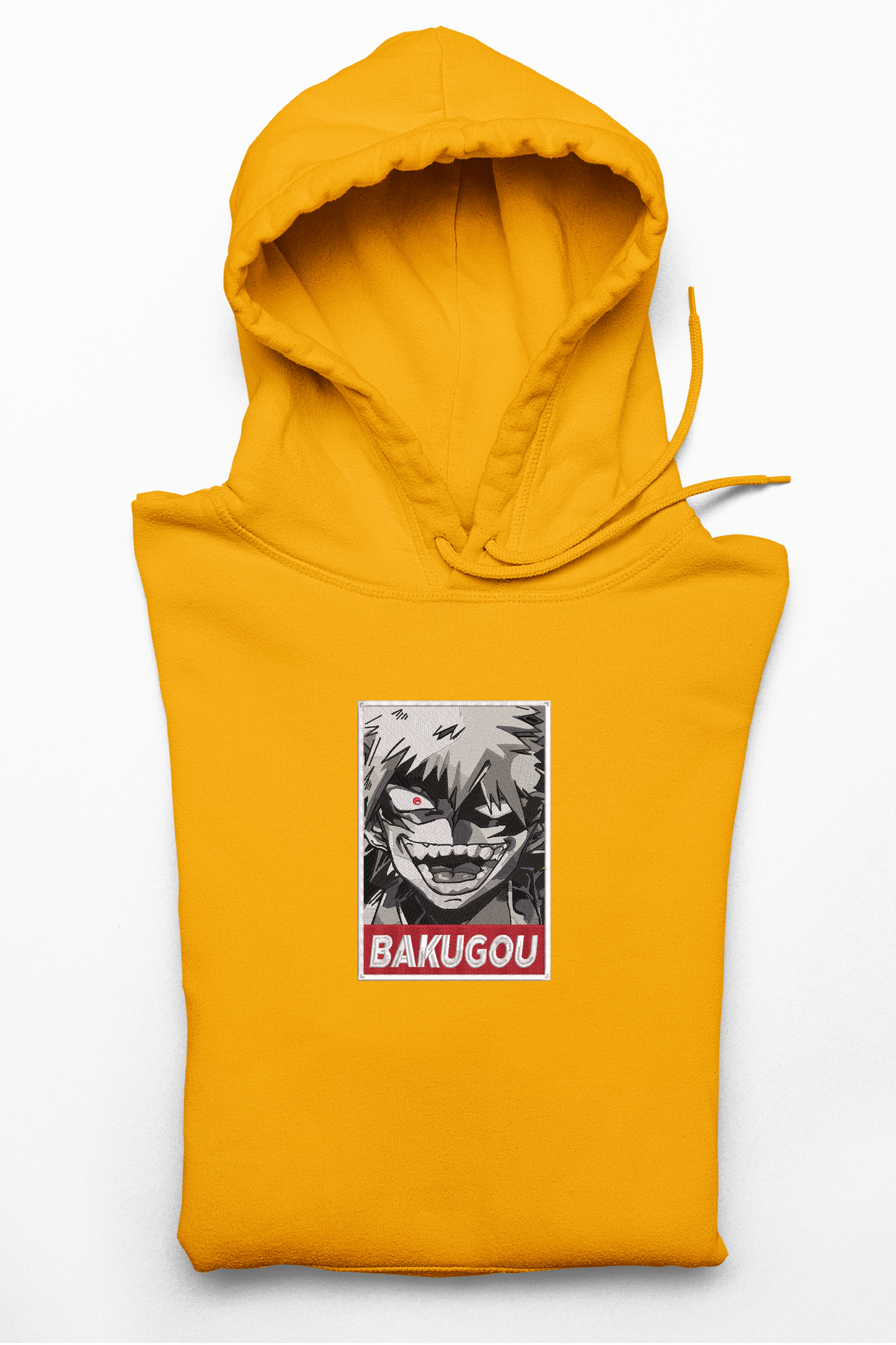 Hanorac anime brodat cu Bakugou din My Hero Academia