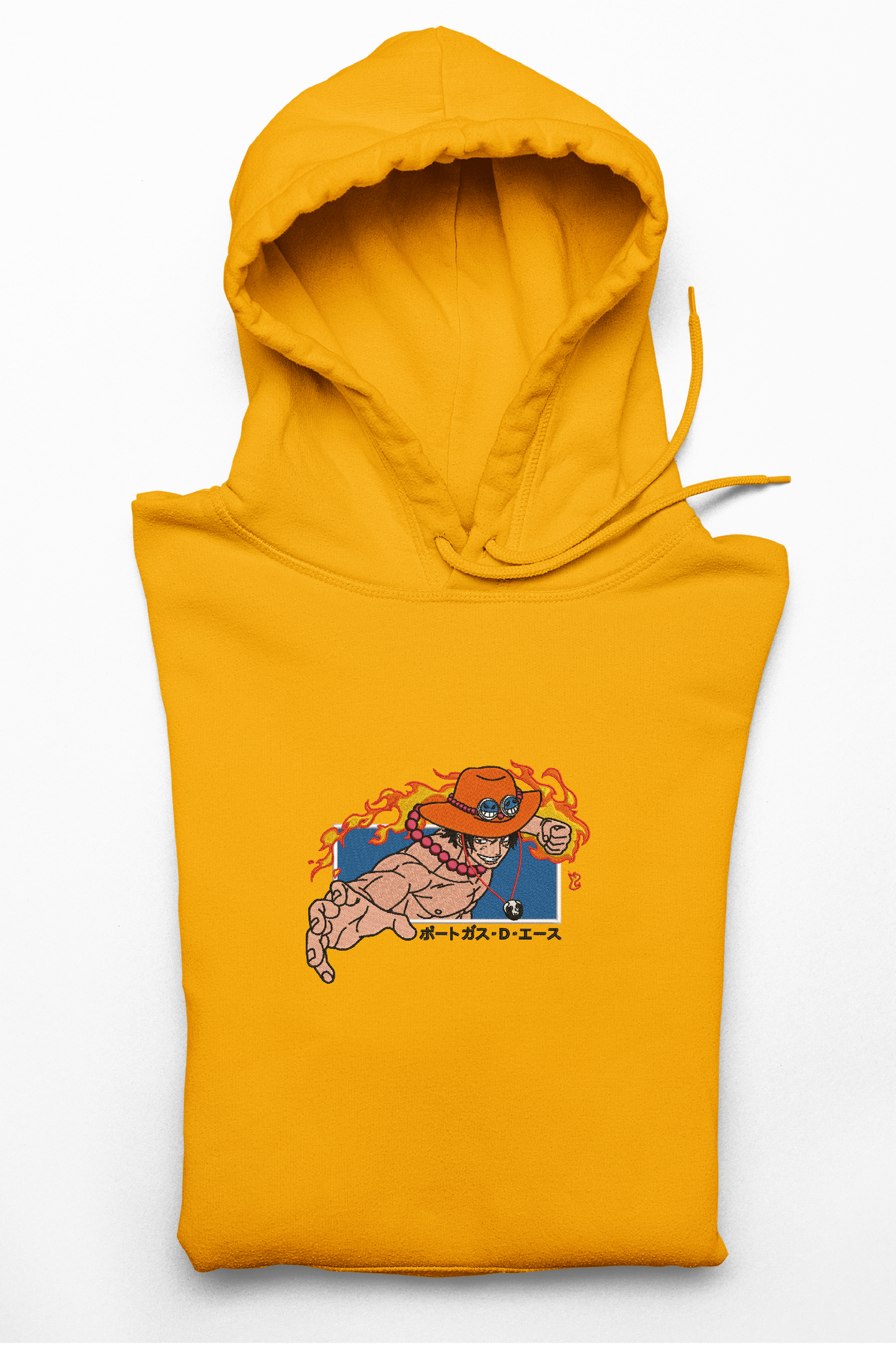 Hanorac anime brodat cu Ace din One Piece