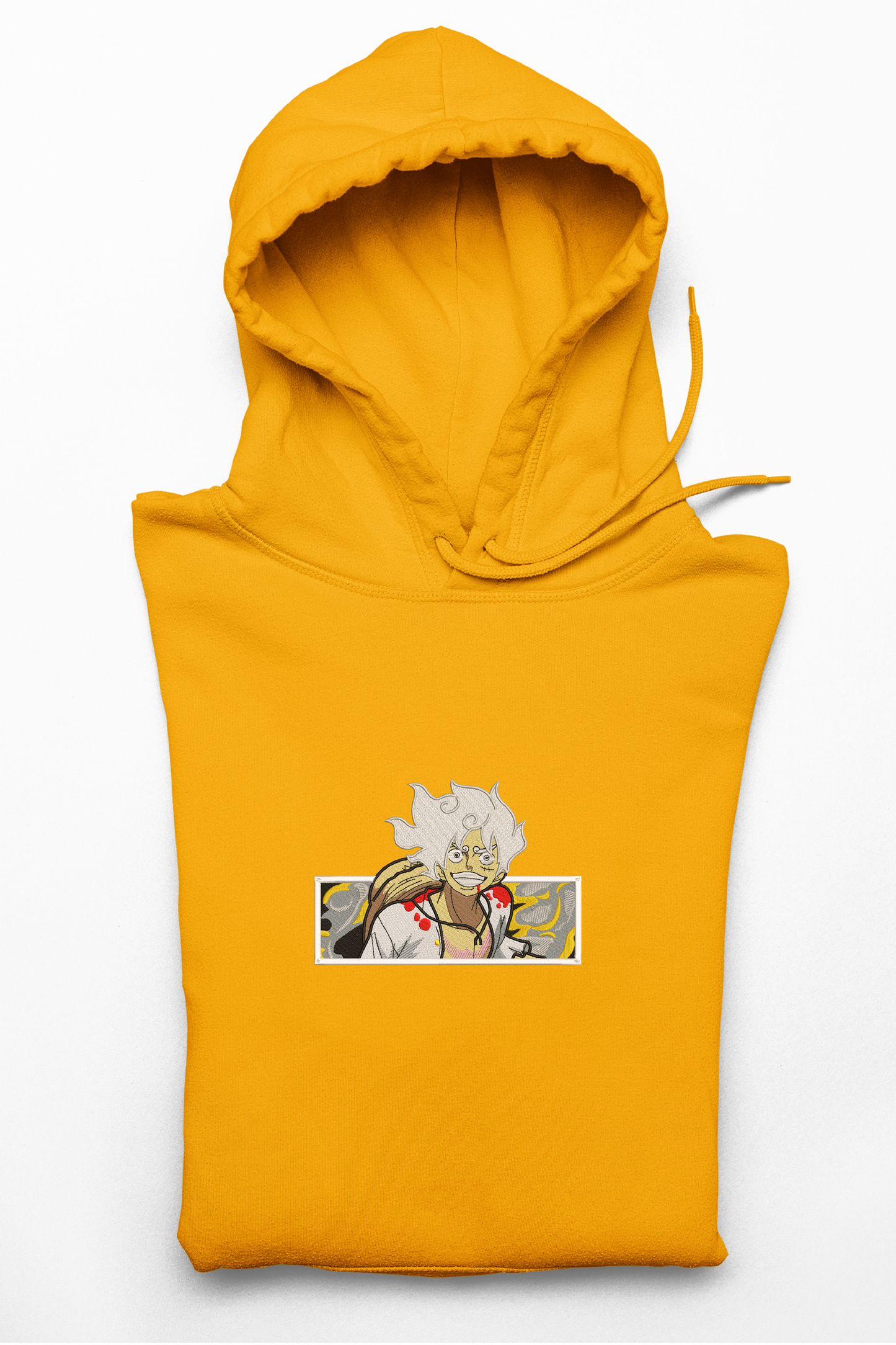 Hanorac anime brodat cu Gear 5 Luffy din One Piece