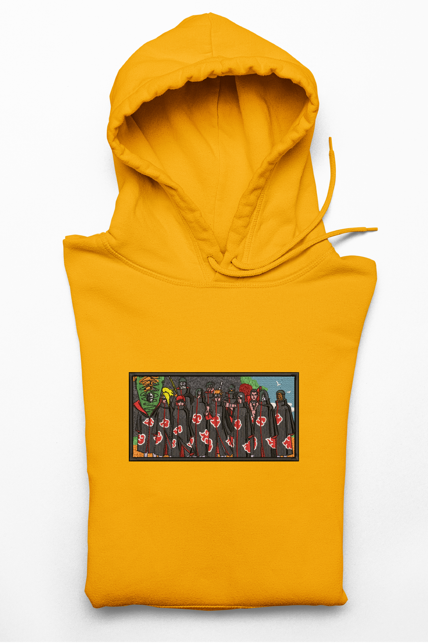 Hanorac anime brodat cu Akatsuki din Naruto Shippuden