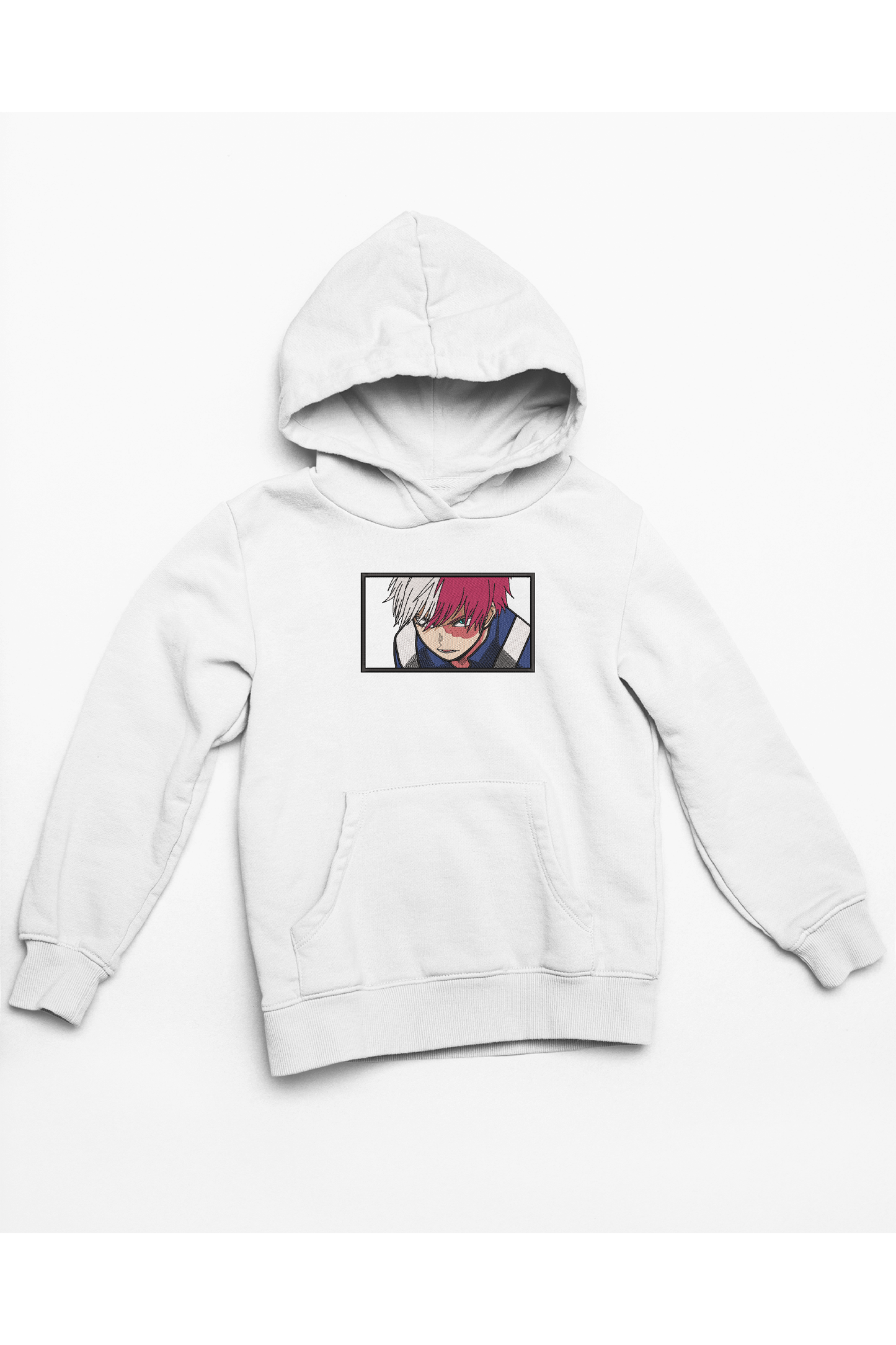 Hanorac anime brodat cu Todoroki v3 din My Hero Academia