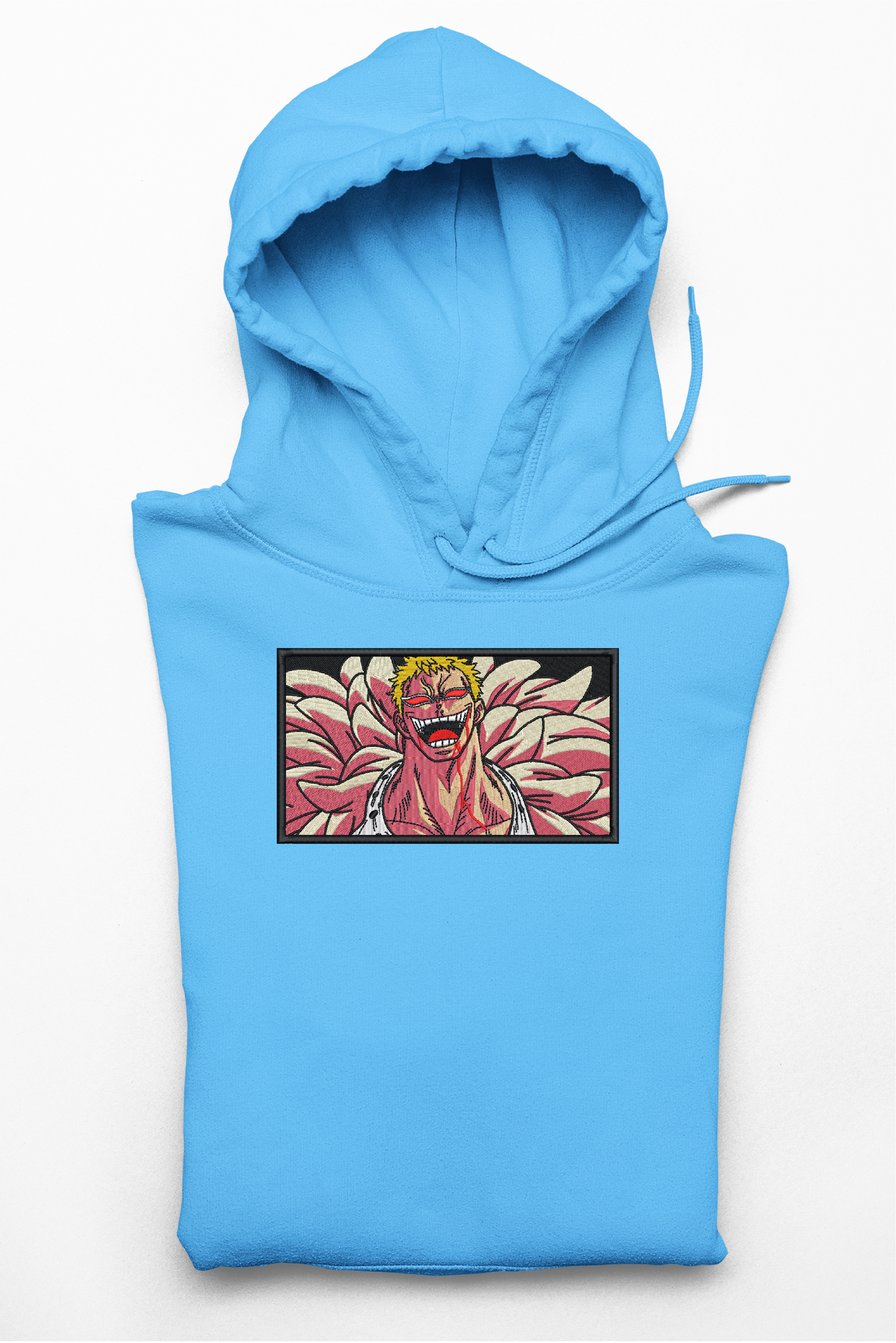 Hanorac anime brodat cu Doflamingo din One Piece