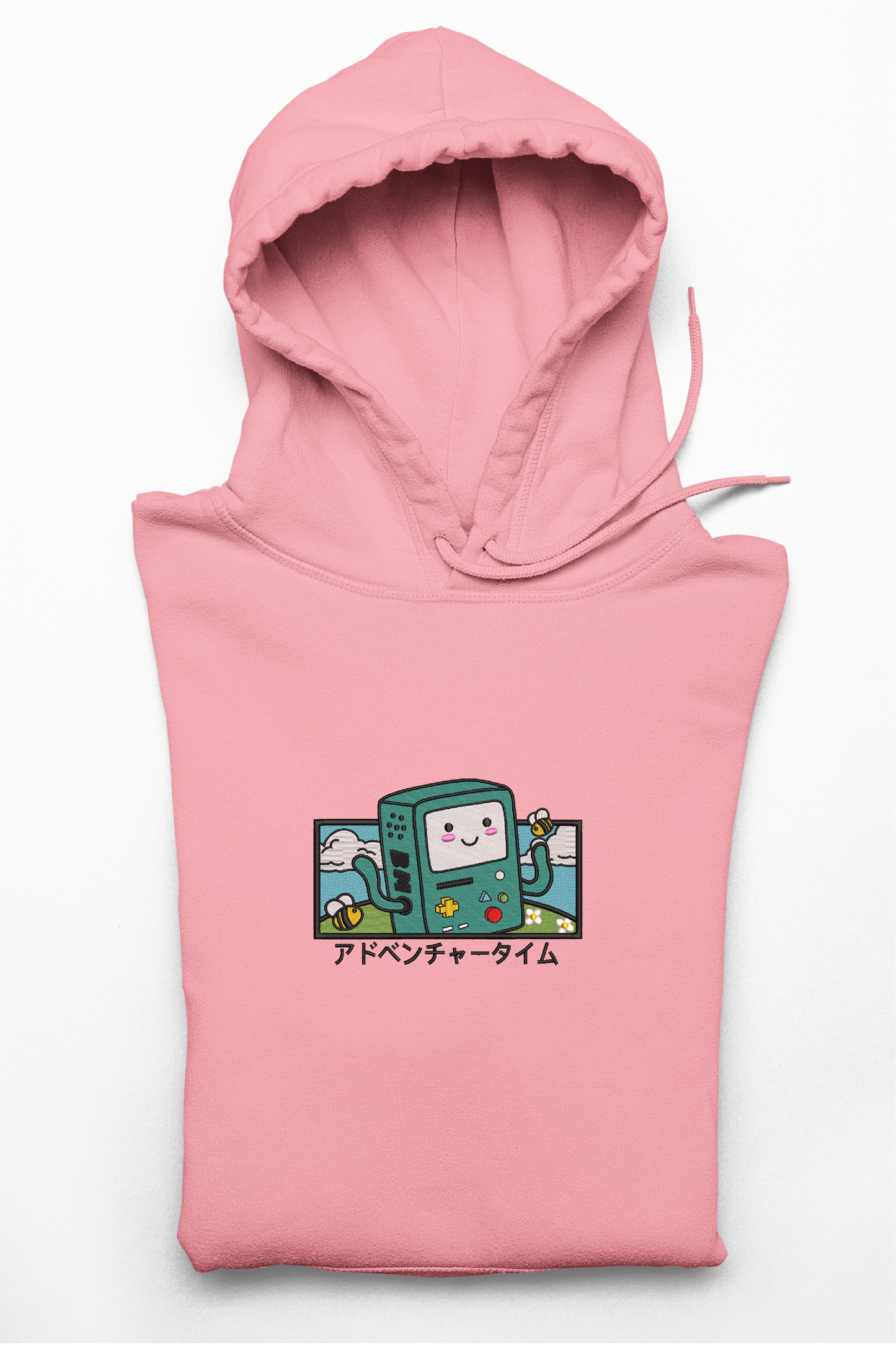 Hanorac anime brodat cu Beemo din Adventure Time