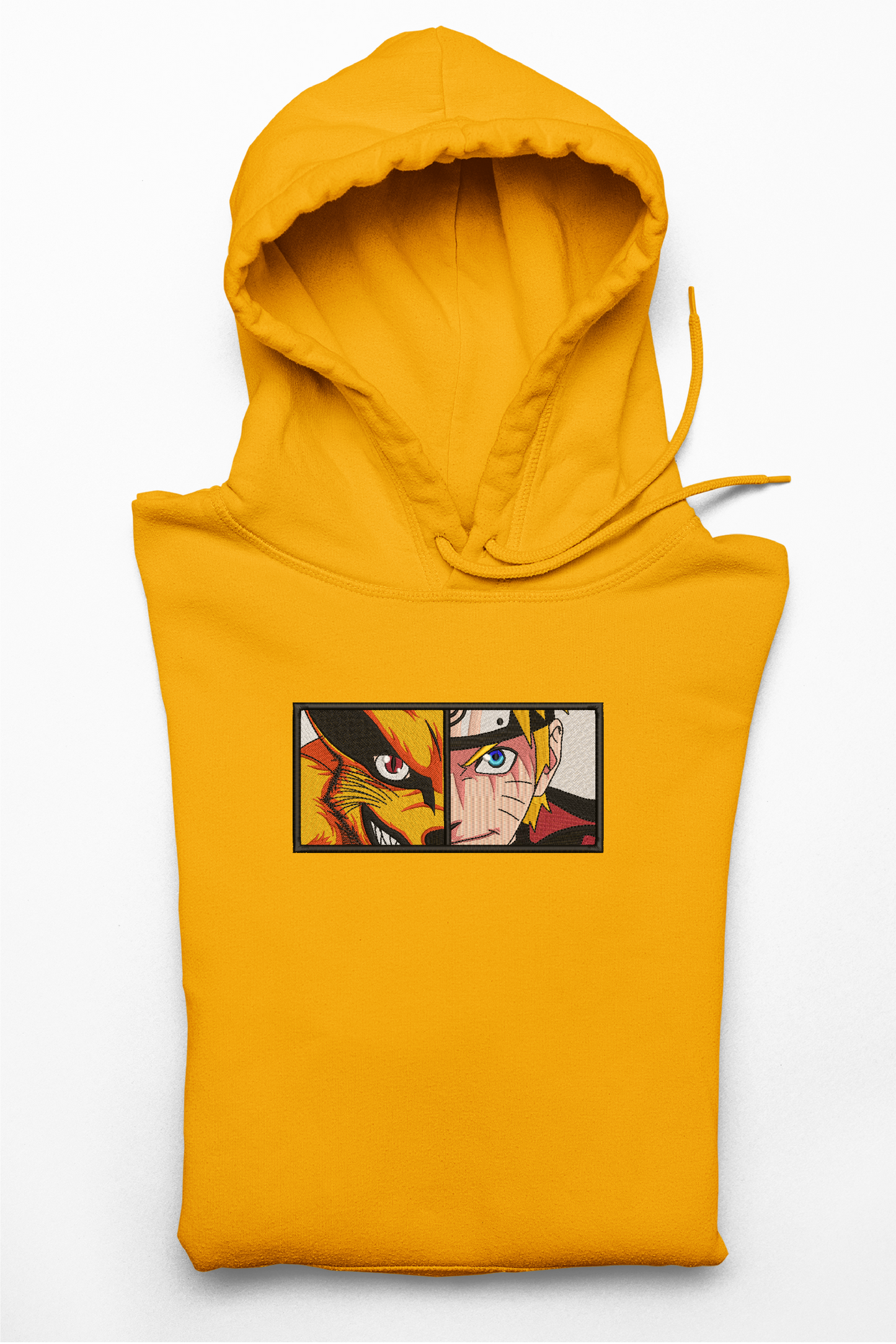 Hanorac anime brodat cu Naruto & Kurama din Naruto Shippuden
