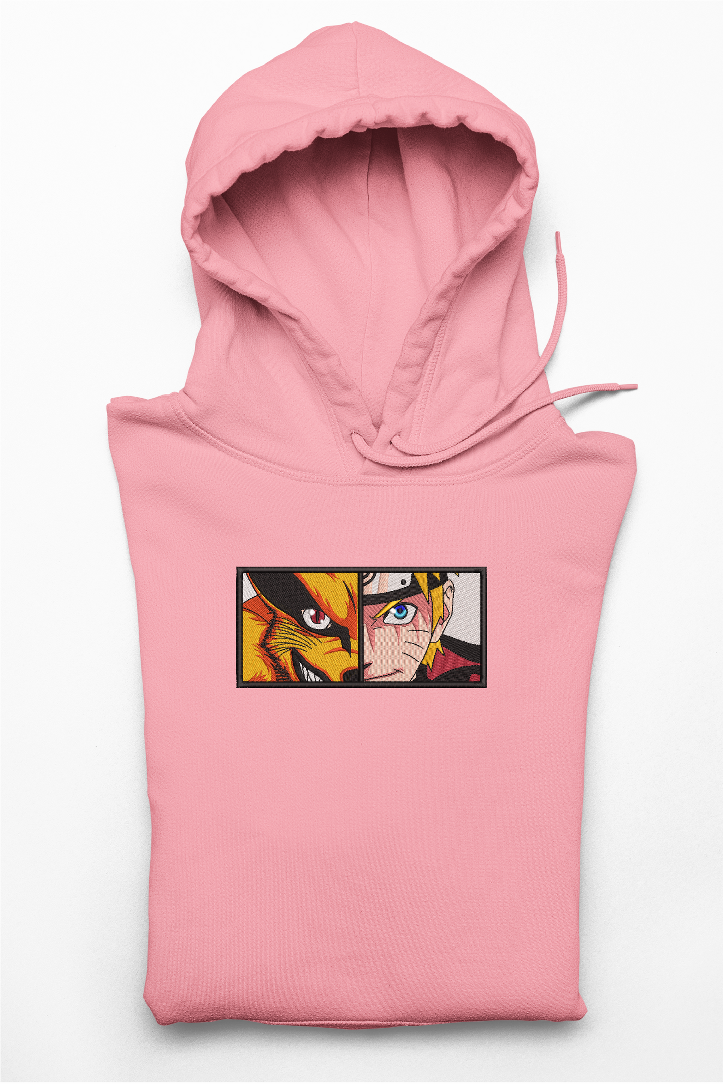 Hanorac anime brodat cu Naruto & Kurama din Naruto Shippuden