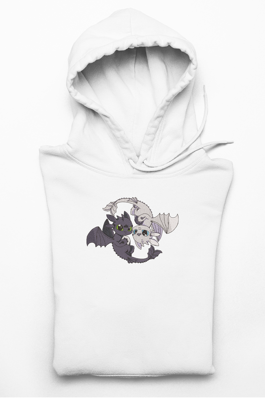 Hanorac anime brodat cu Toothless