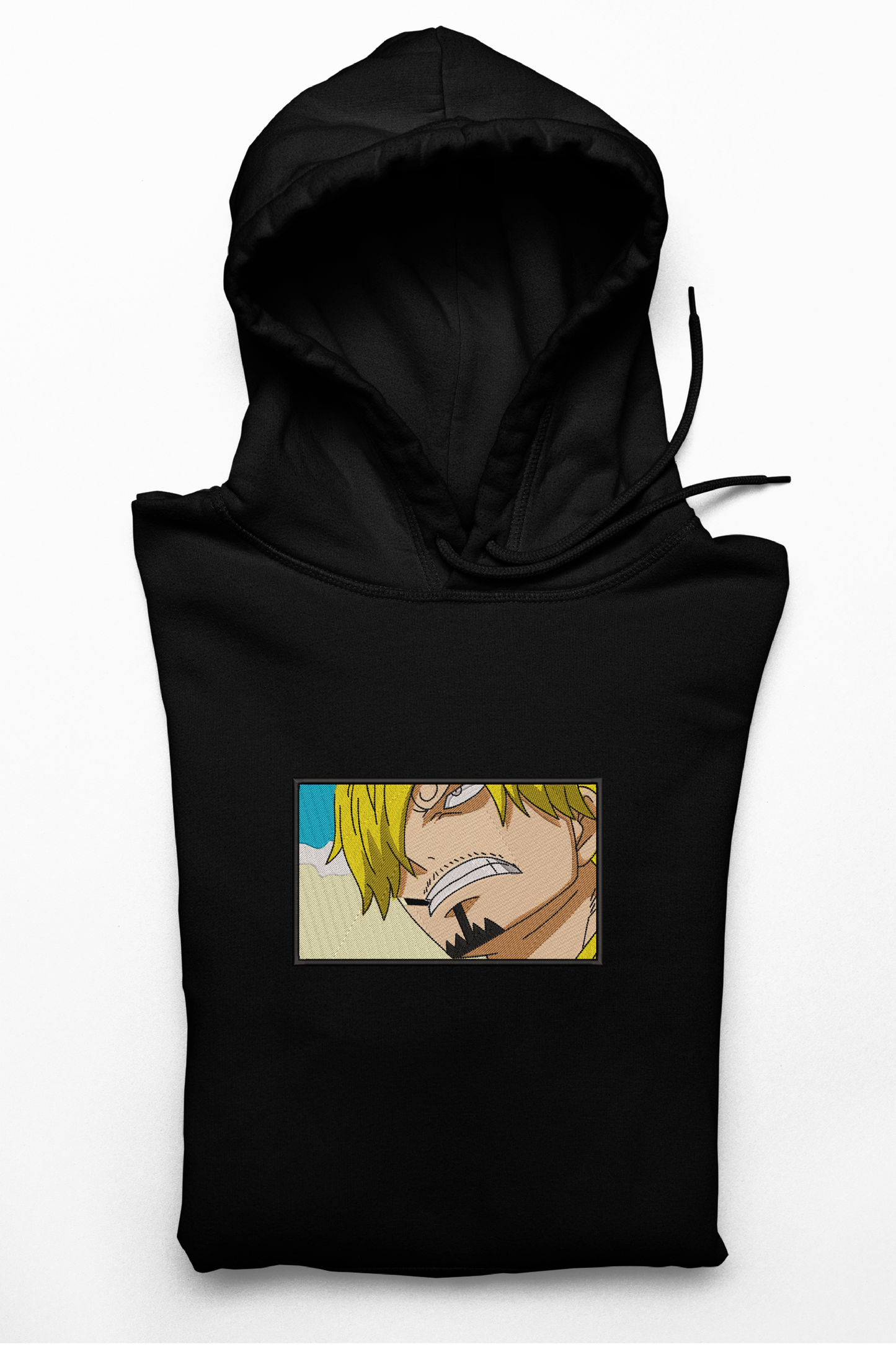 Hanorac anime brodat cu Sanji din One Piece