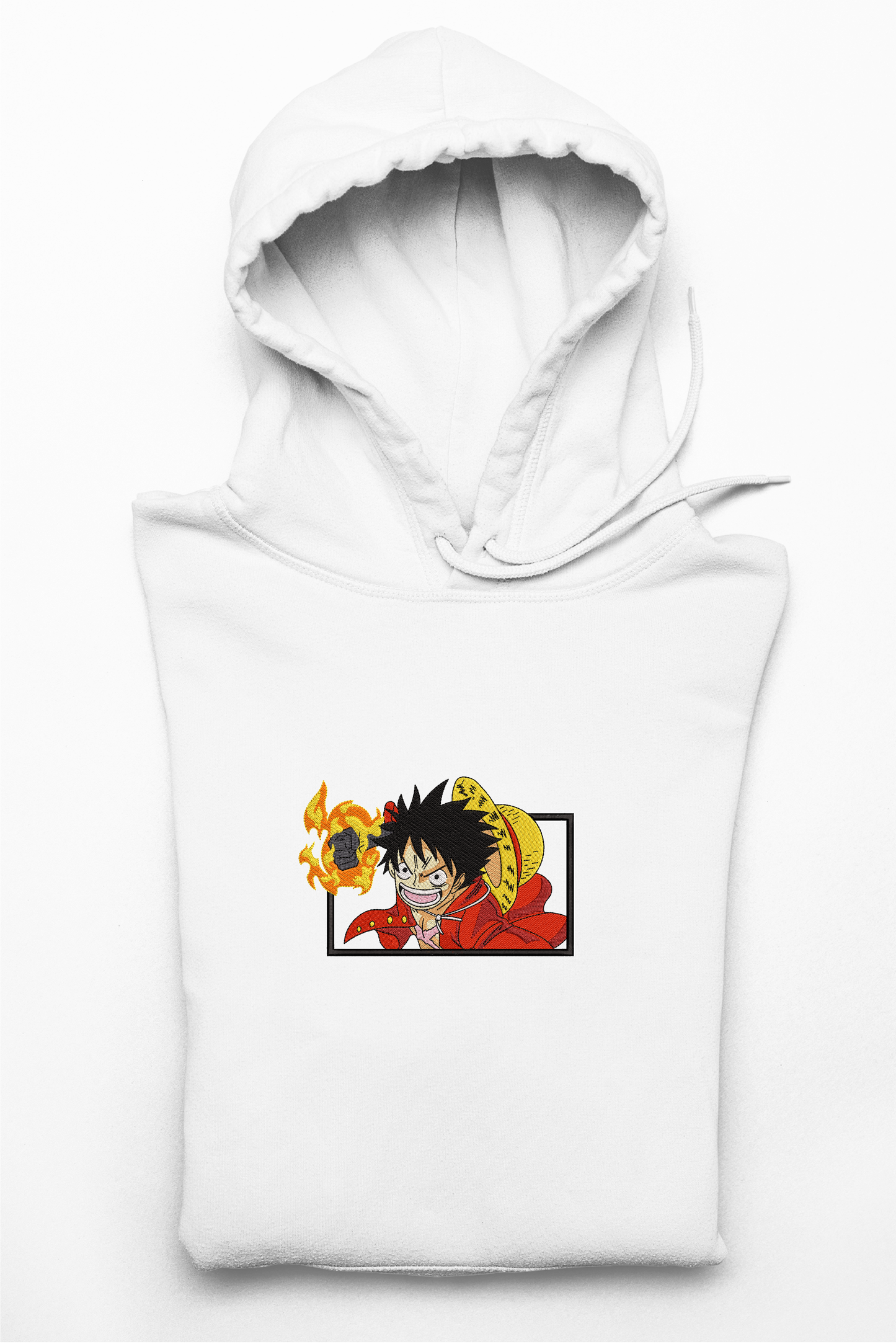 Hanorac anime brodat cu Luffy din One Piece