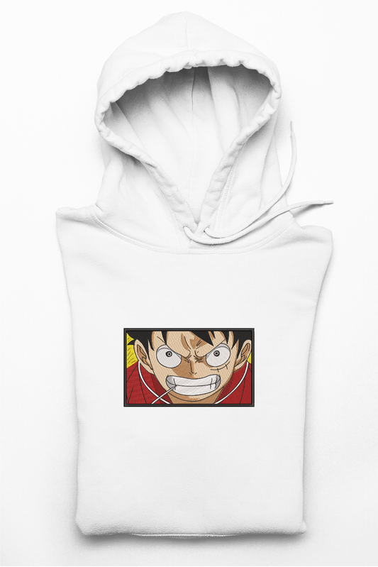 Hanorac anime brodat cu Luffy din One Piece