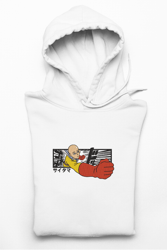 Hanorac anime brodat cu One Punch Man