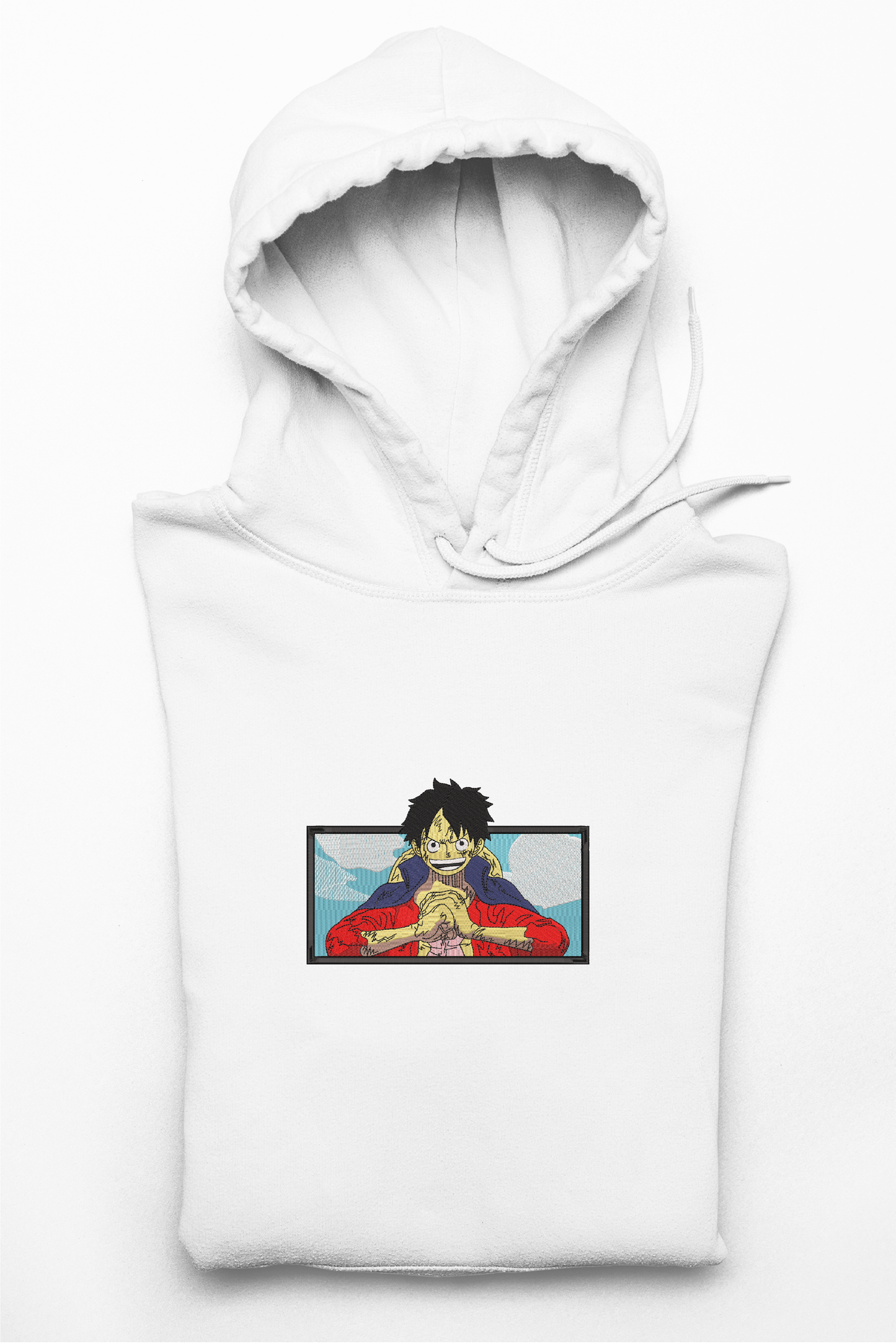 Hanorac anime brodat cu Luffy din One Piece