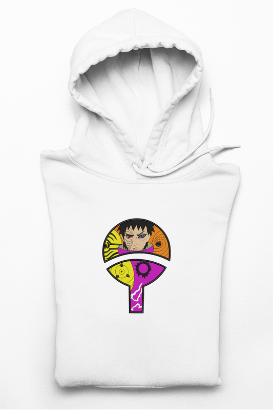 Hanorac anime brodat cu Obito din Naruto Shippuden