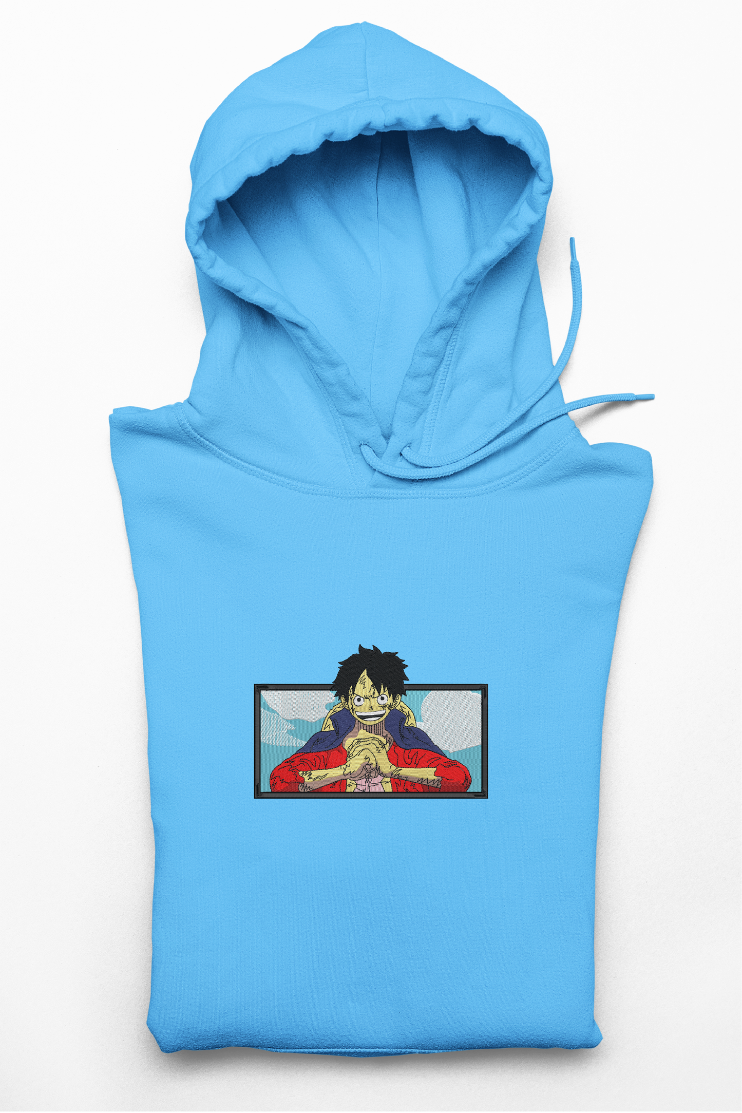 Hanorac anime brodat cu Luffy din One Piece