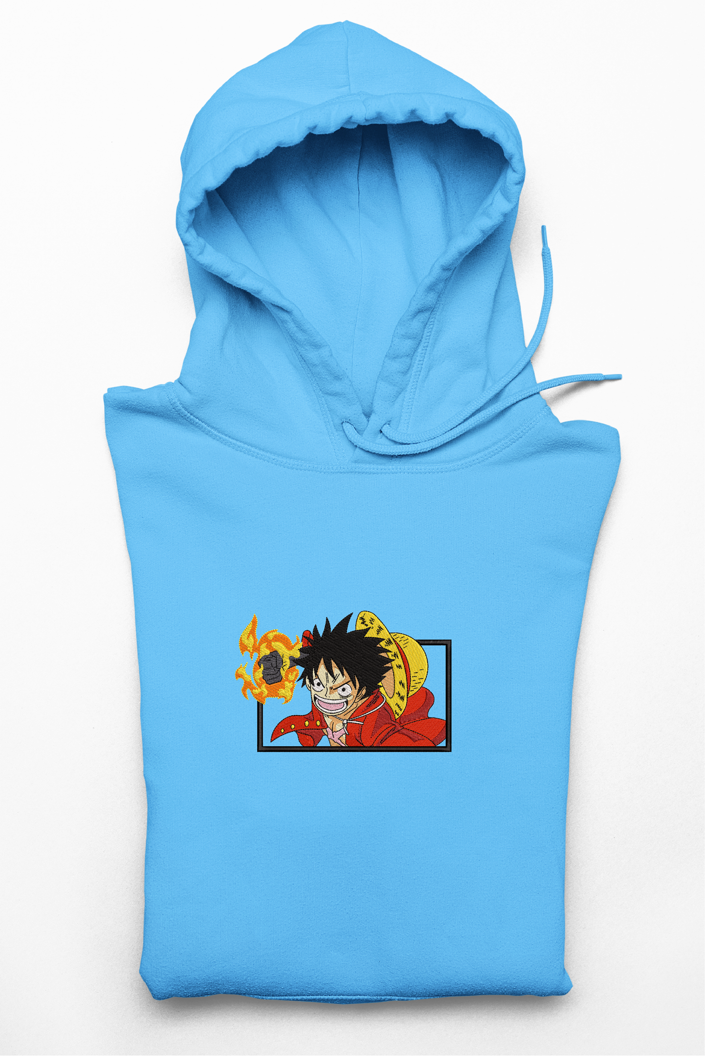 Hanorac anime brodat cu Luffy din One Piece