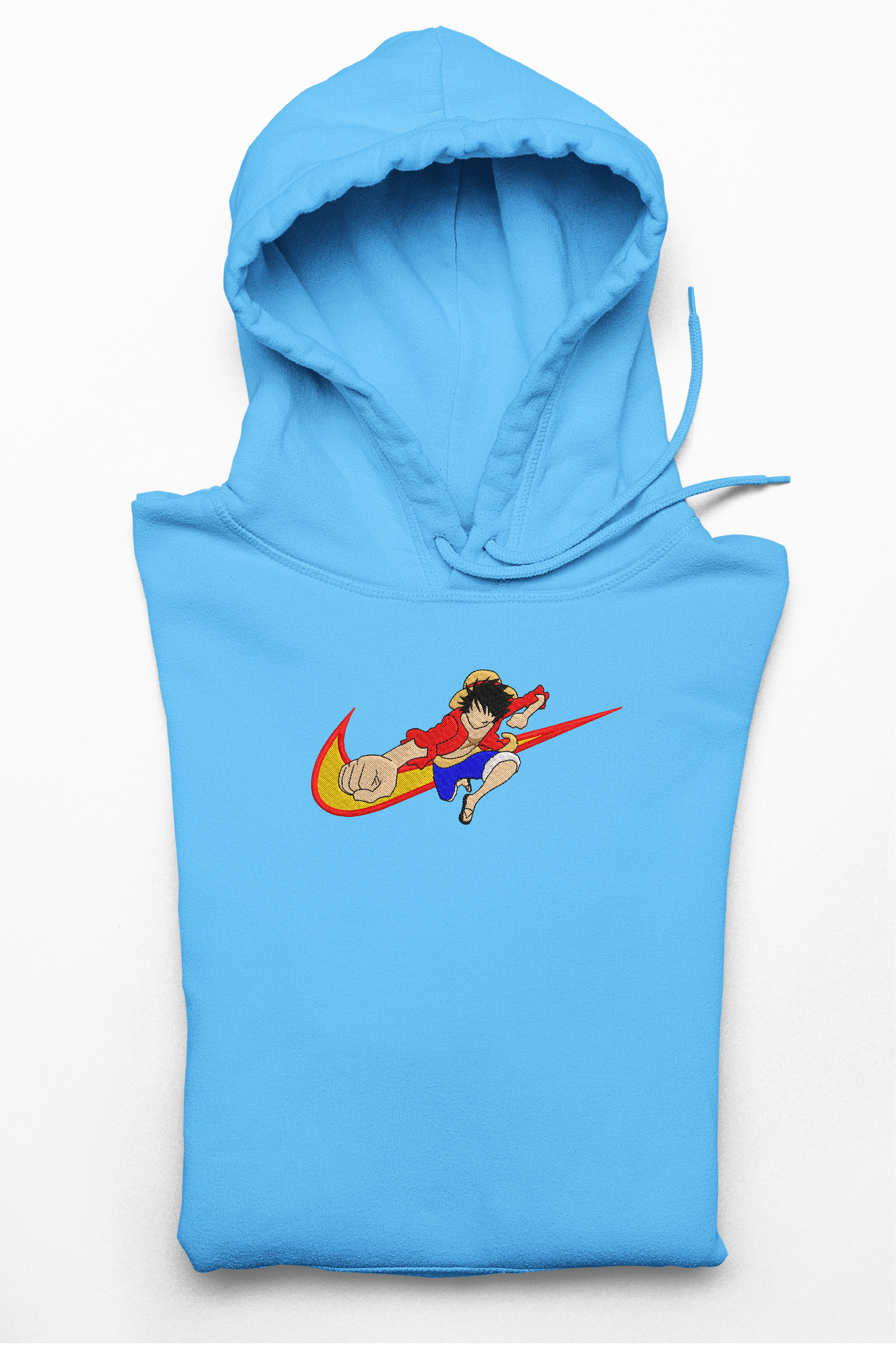 Hanorac anime brodat cu Luffy din One Piece