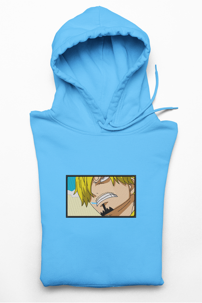 Hanorac anime brodat cu Sanji din One Piece