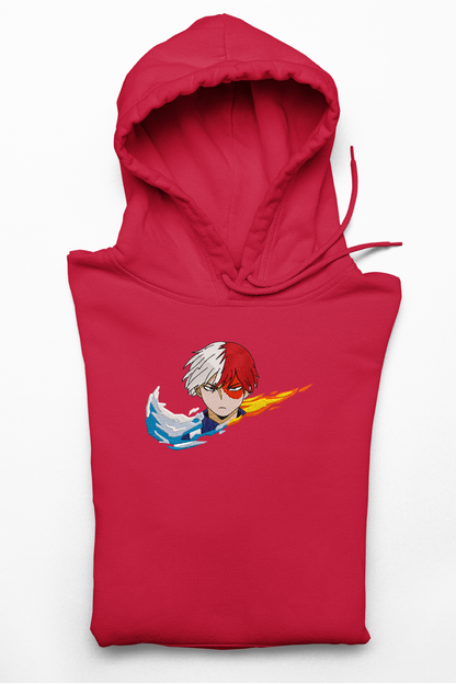 Hanorac anime brodat cu Todoroki din My Hero Academia