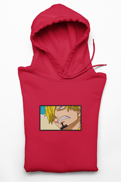 Hanorac anime brodat cu Sanji din One Piece
