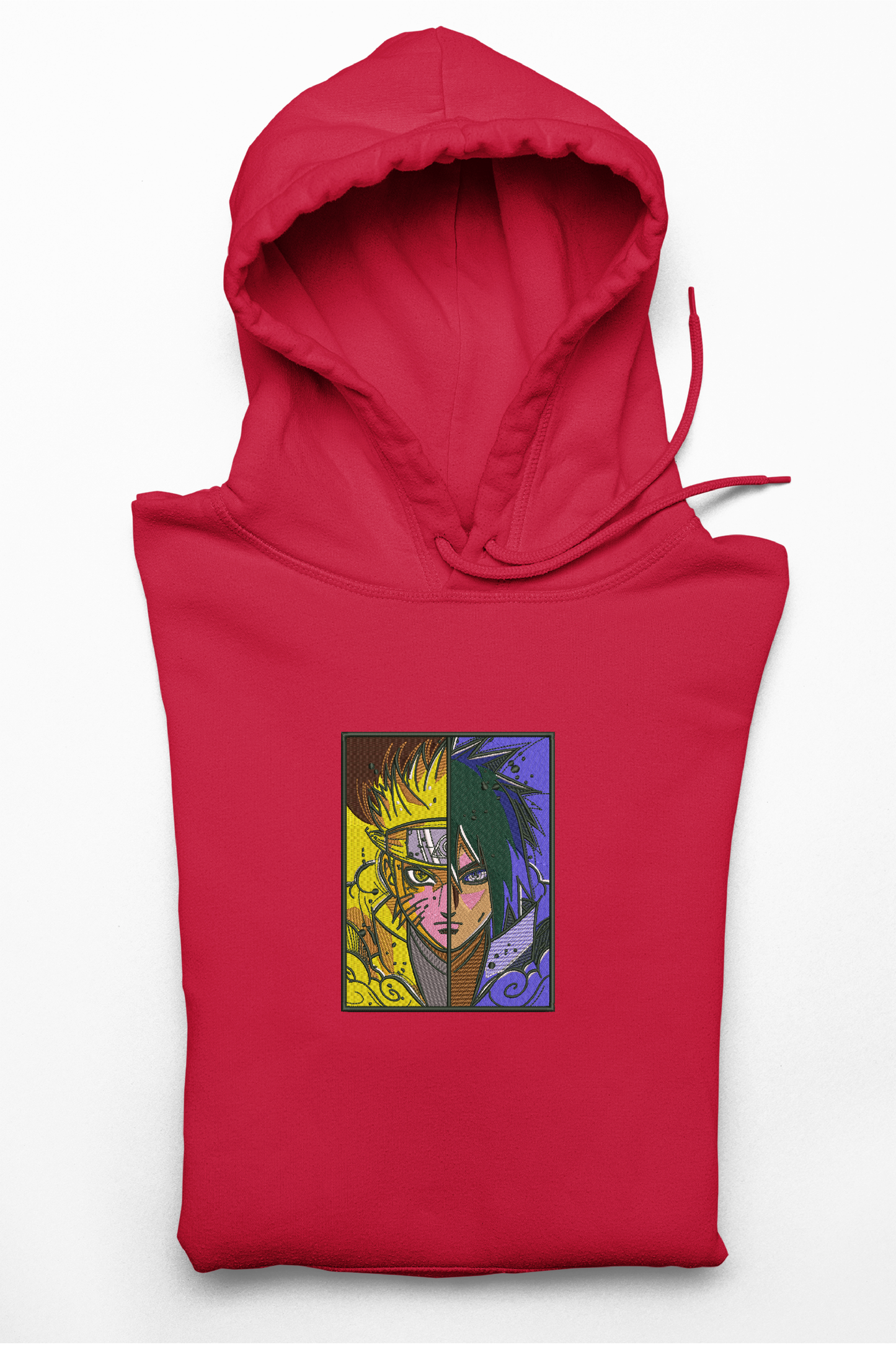 Hanorac anime brodat cu Naruto & Sasuke din Naruto Shippuden