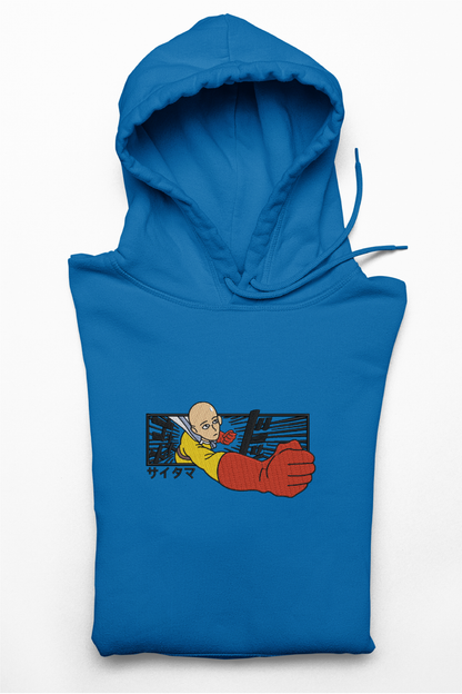 Hanorac anime brodat cu One Punch Man