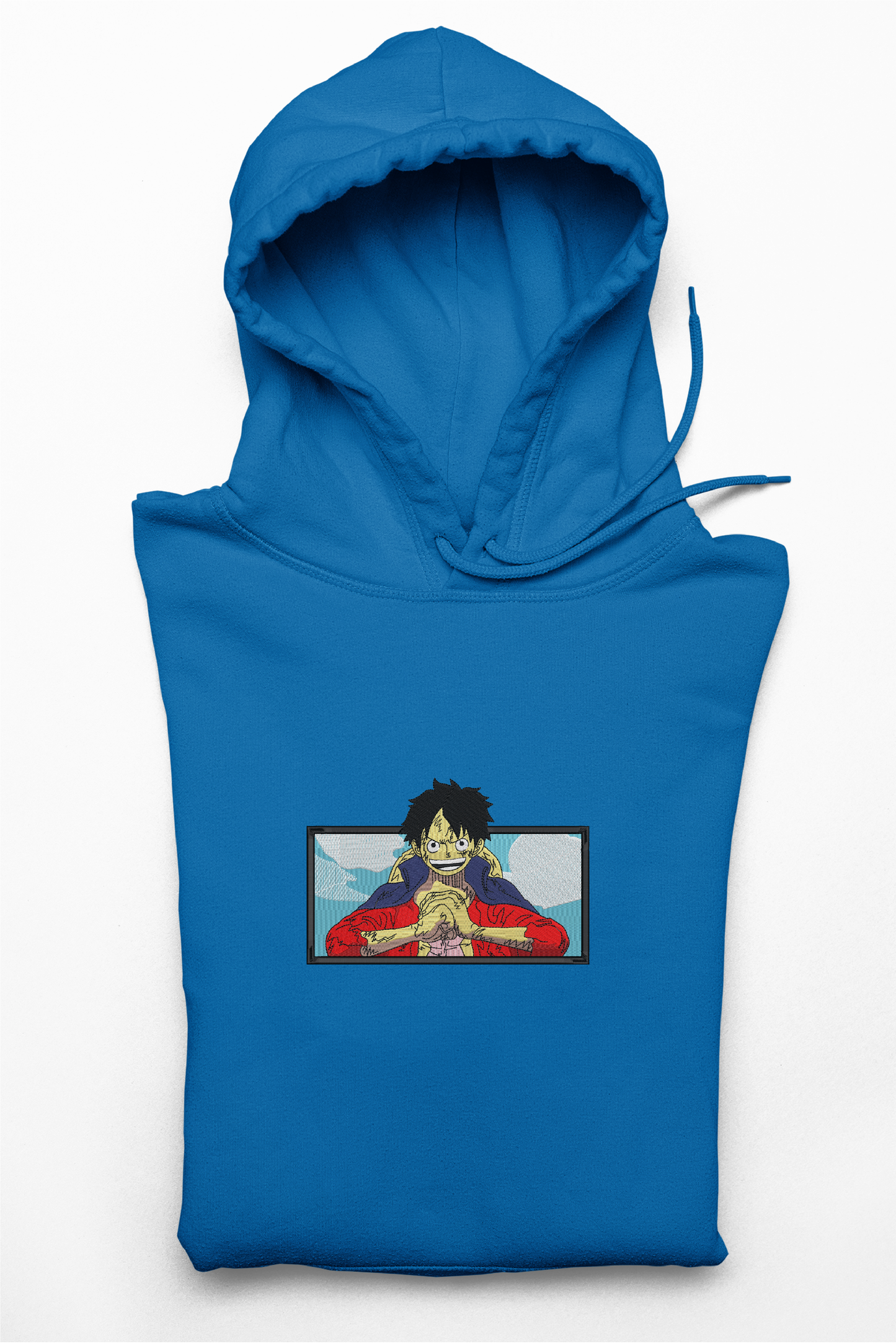 Hanorac anime brodat cu Luffy din One Piece
