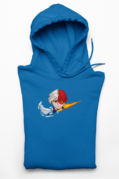 Hanorac anime brodat cu Todoroki din My Hero Academia