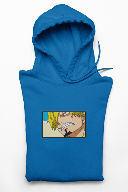 Hanorac anime brodat cu Sanji din One Piece