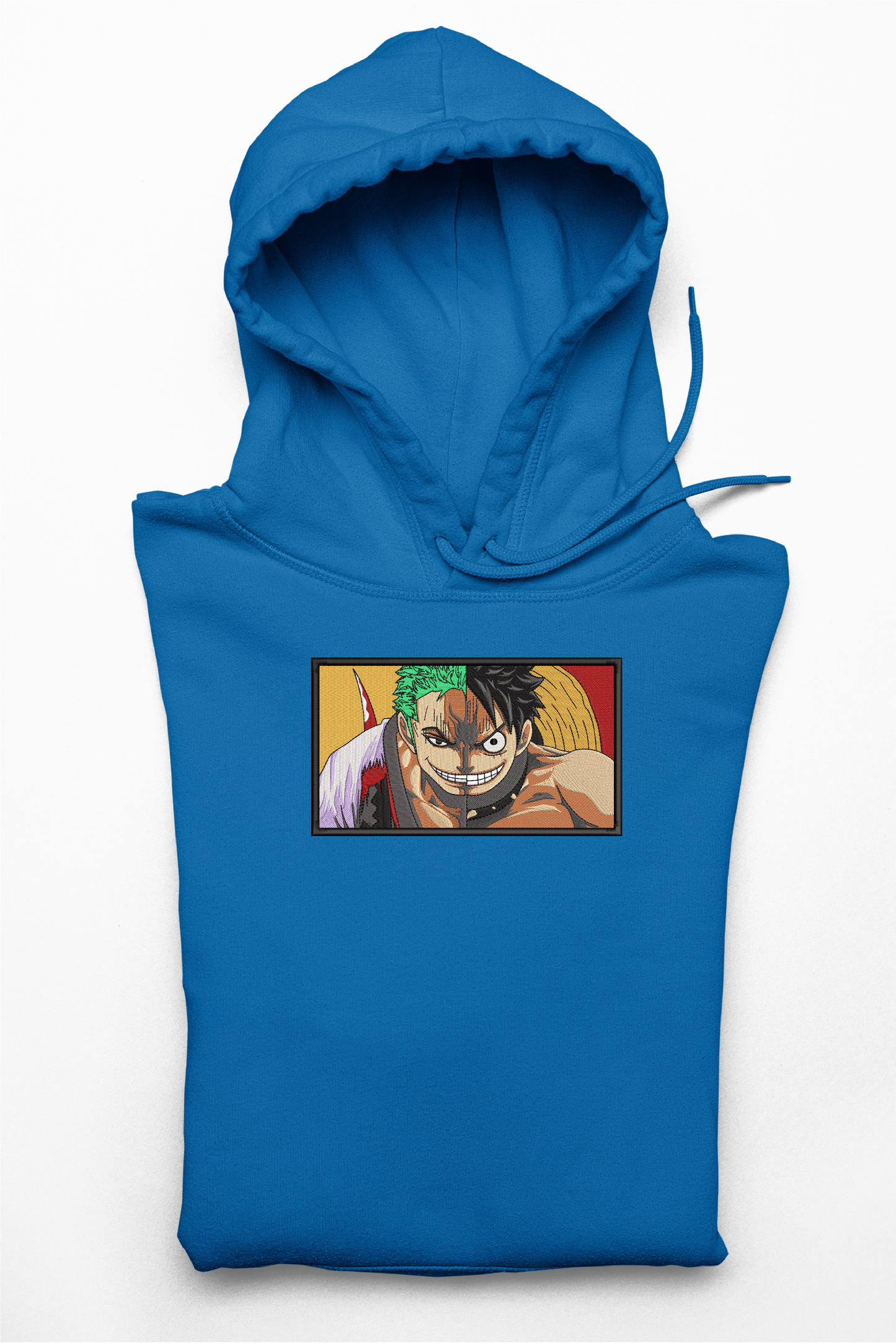 Hanorac anime brodat cu Luffy & Zoro din One Piece