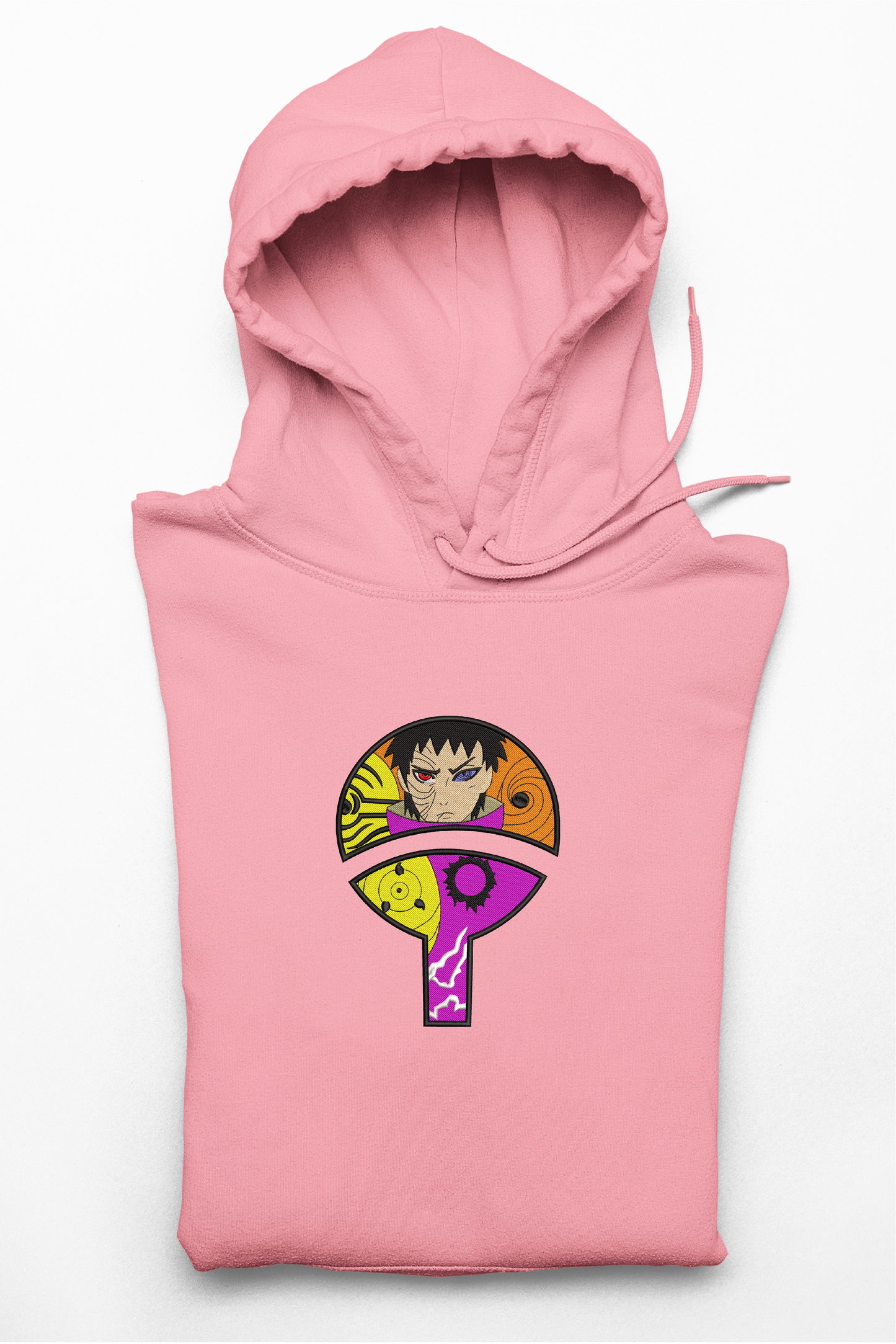 Hanorac anime brodat cu Obito din Naruto Shippuden