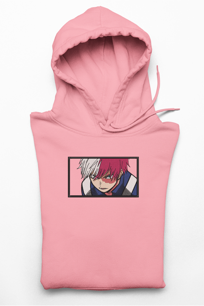Hanorac anime brodat cu Todoroki v3 din My Hero Academia