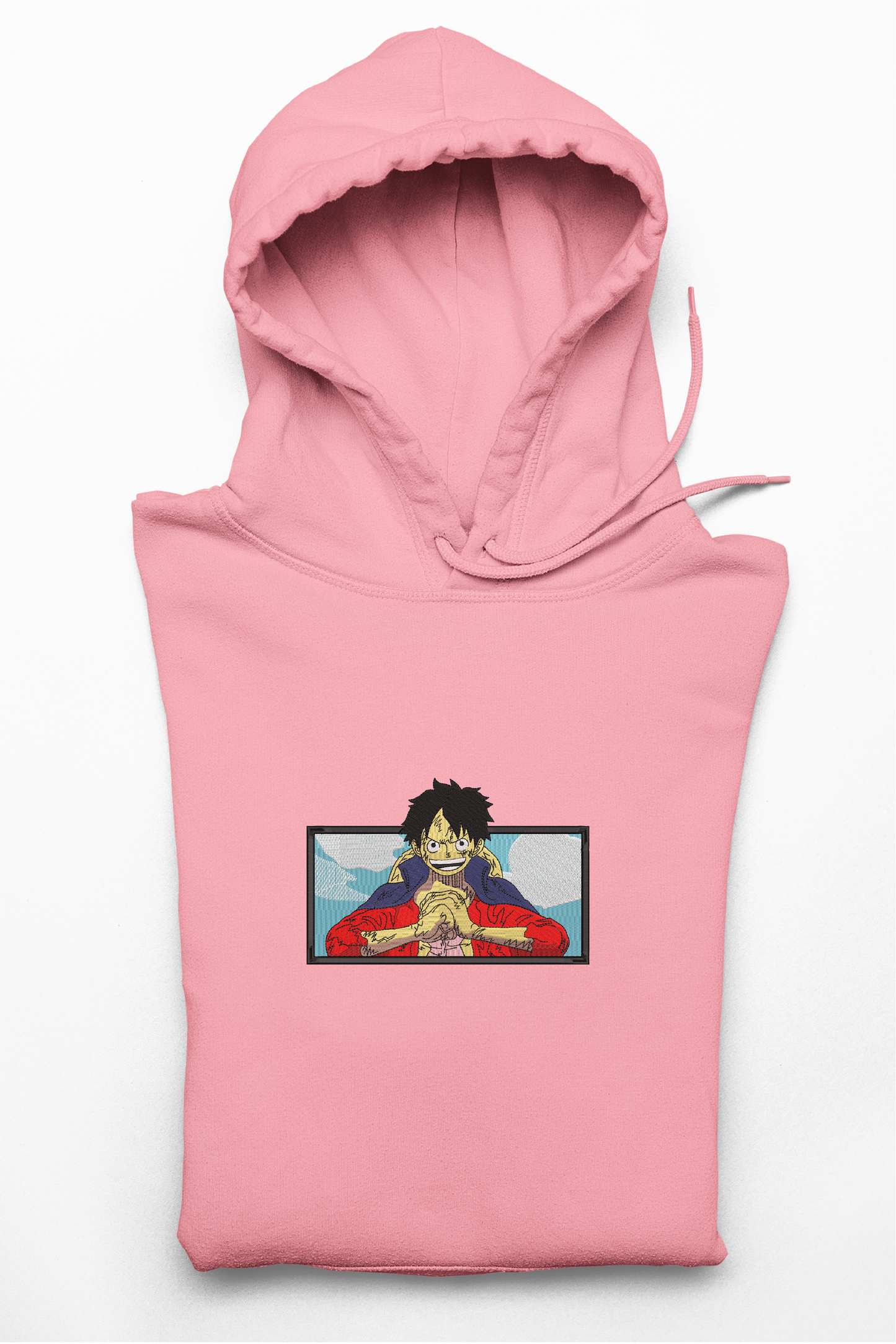 Hanorac anime brodat cu Luffy din One Piece