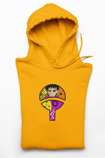 Hanorac anime brodat cu Obito din Naruto Shippuden