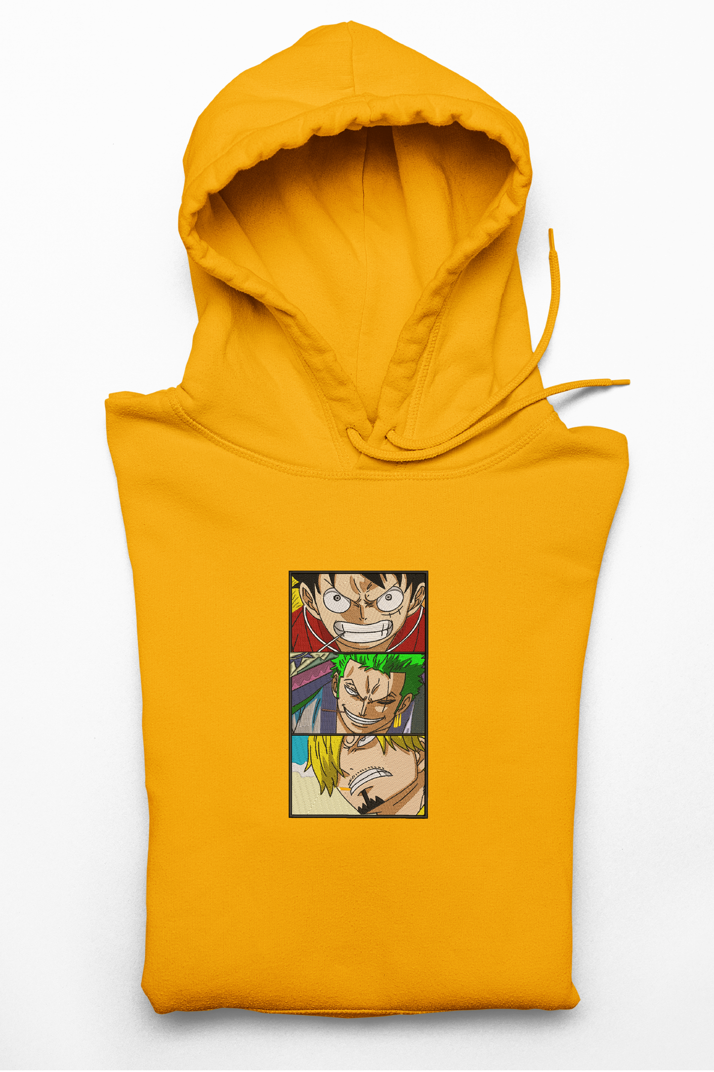 Hanorac anime brodat cu Luffy Sanji Zoro din One Piece