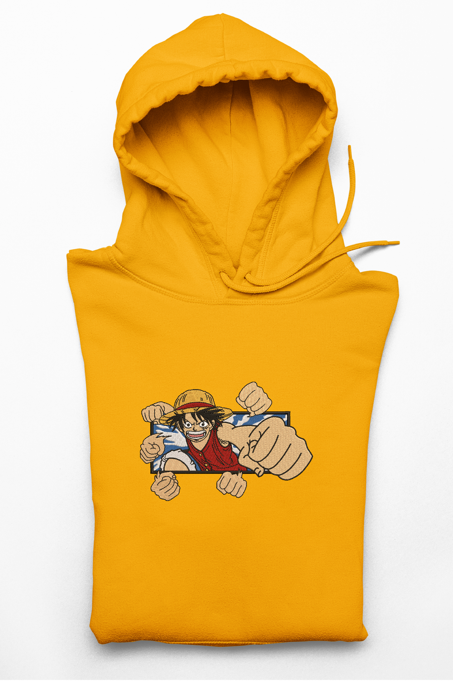 Hanorac anime brodat cu Luffy din One Piece