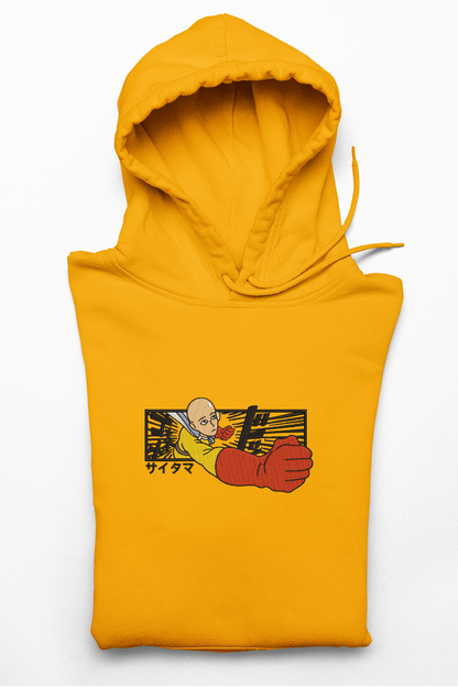 Hanorac anime brodat cu One Punch Man