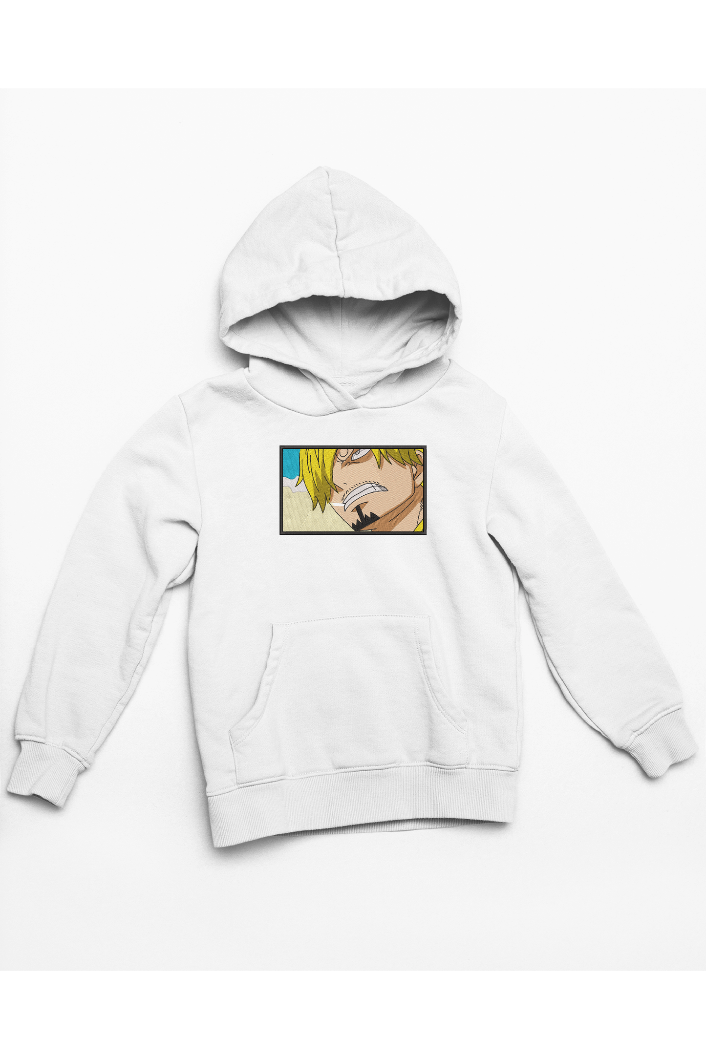 Hanorac anime brodat cu Sanji din One Piece