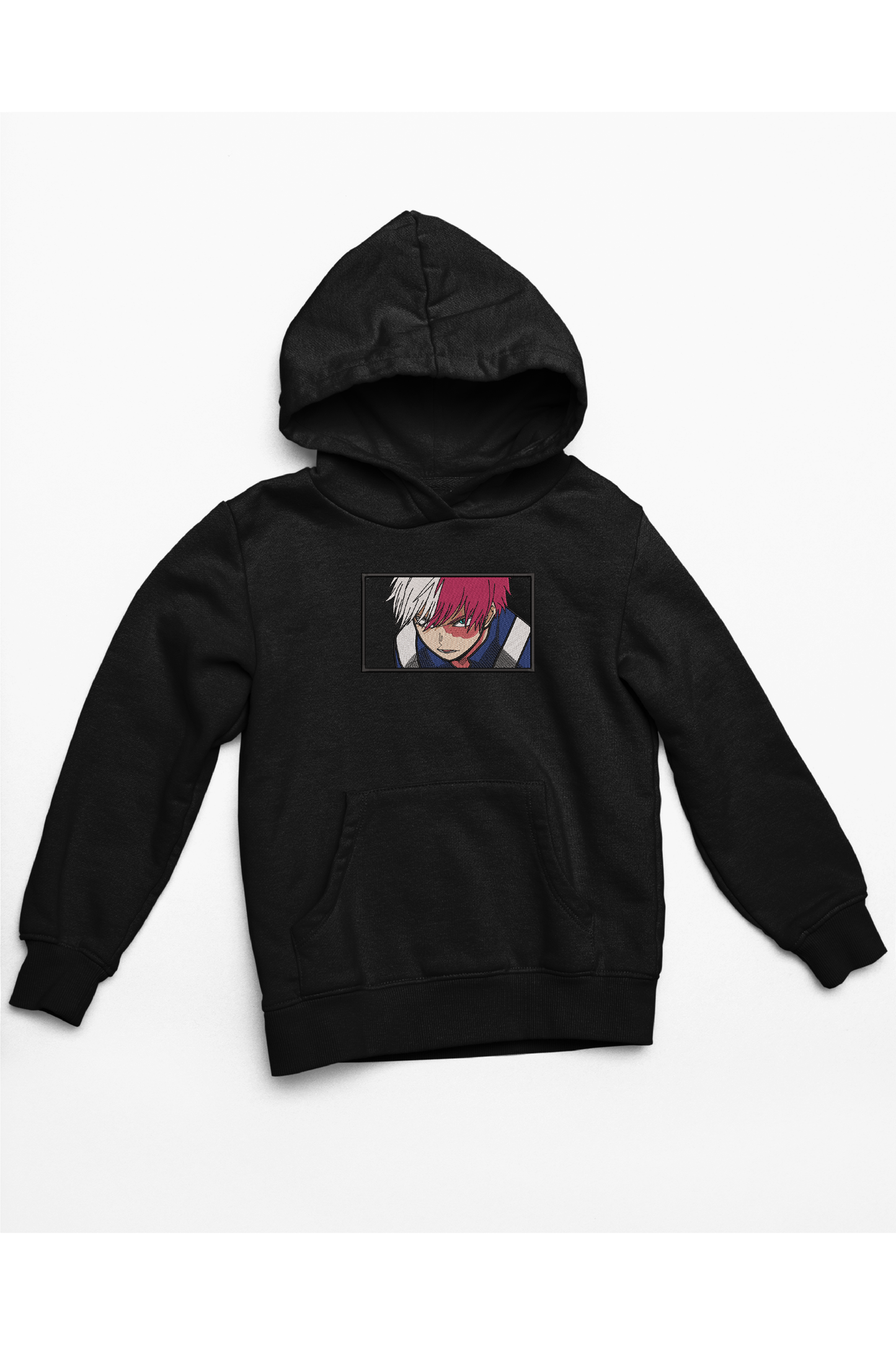 Hanorac anime brodat cu Todoroki v3 din My Hero Academia