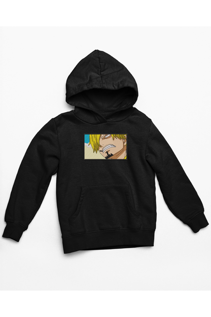 Hanorac anime brodat cu Sanji din One Piece