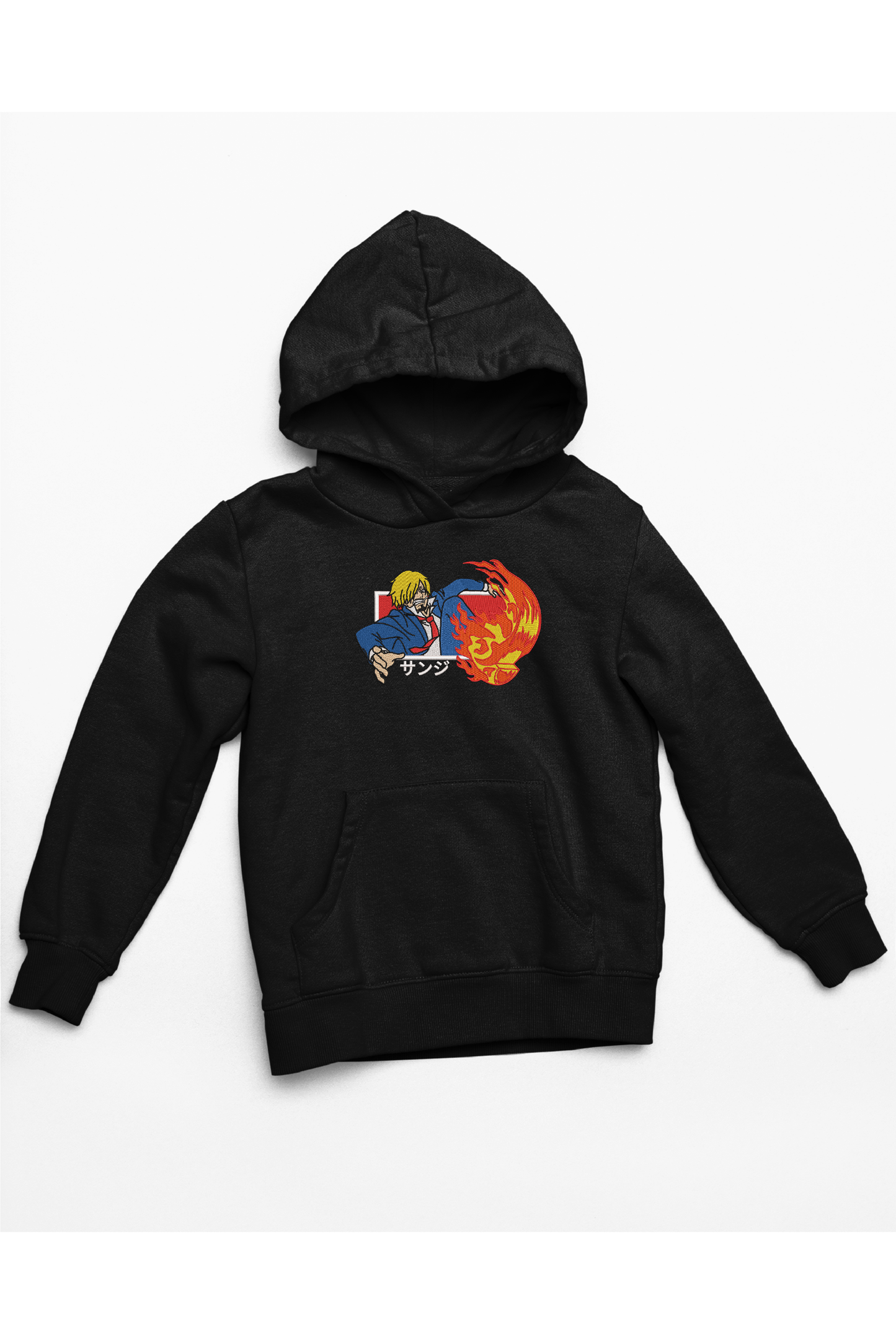 Hanorac anime brodat cu Sanji din One Piece