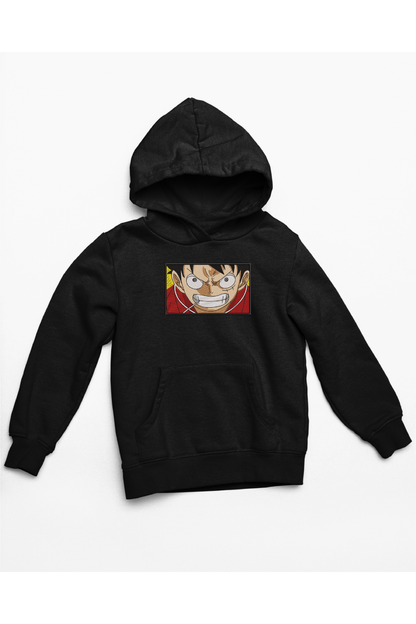 Hanorac anime brodat cu Luffy din One Piece