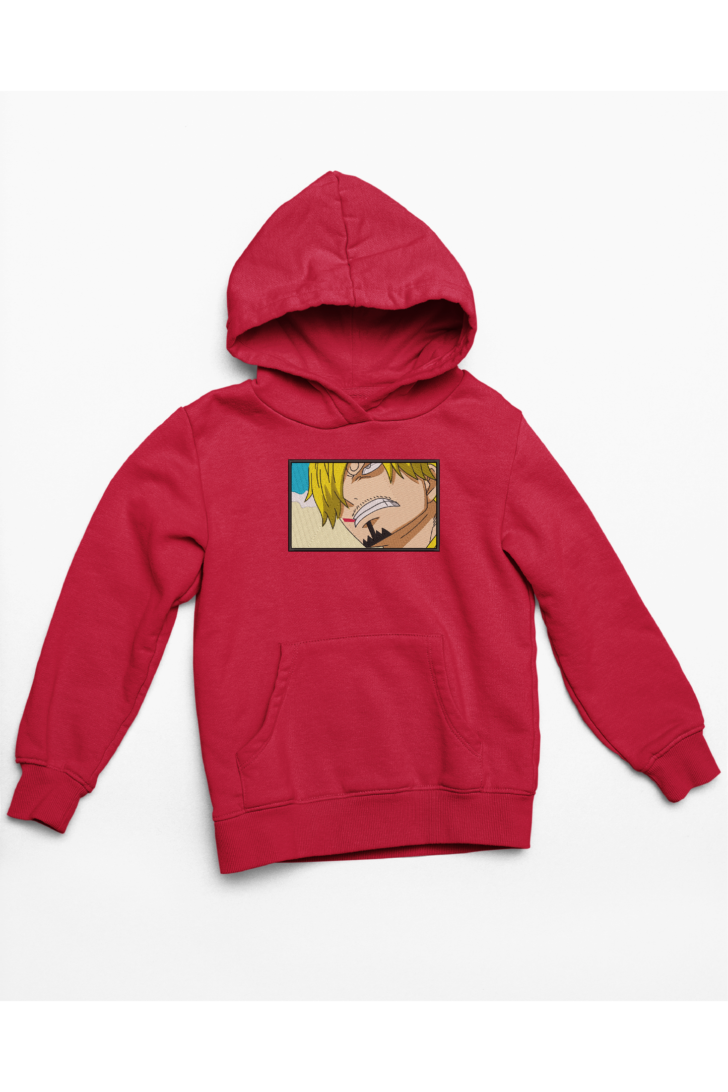 Hanorac anime brodat cu Sanji din One Piece